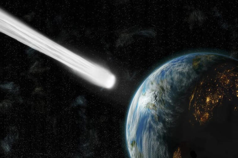 "Giant Meteorite Impact and Early Life"